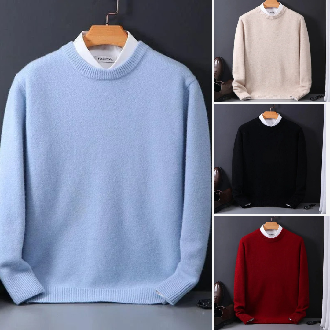 Lucien™ | Pull col rond en cachemire