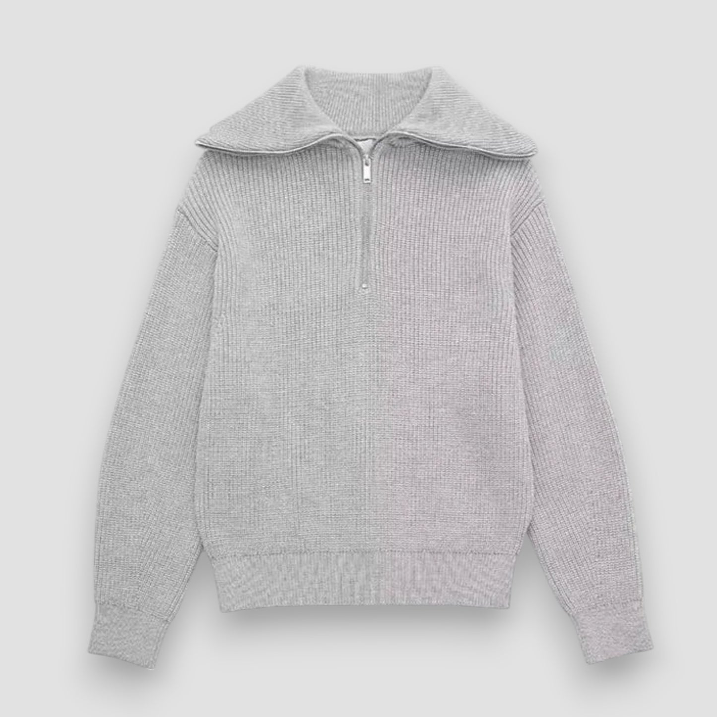 Marceau™ | Pull Zippé Rayé