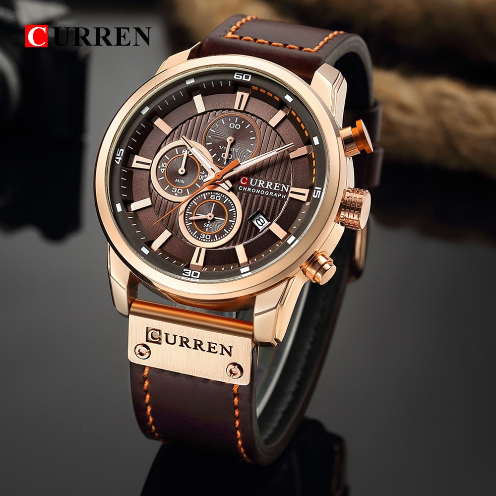 Antoine™ | Montre Quartz Cuir