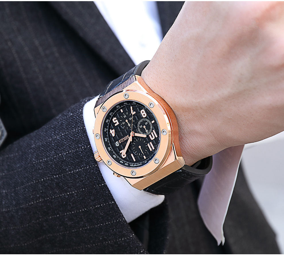 Damien™ | Montre Chronographe Sportive