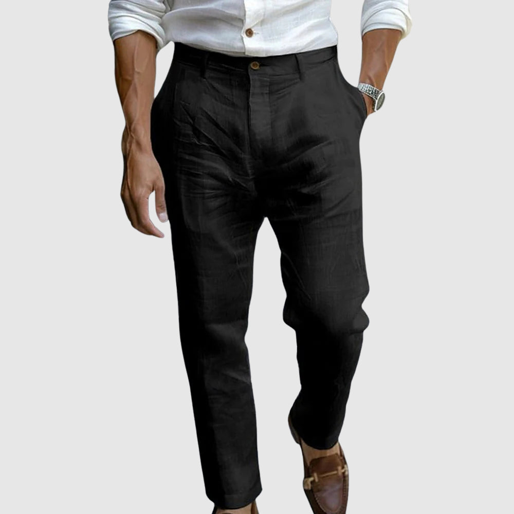 Michel™ | Pantalon Lin Classique