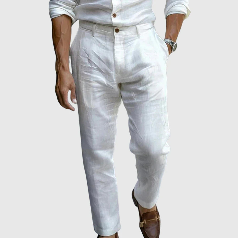 Michel™ | Pantalon Lin Classique