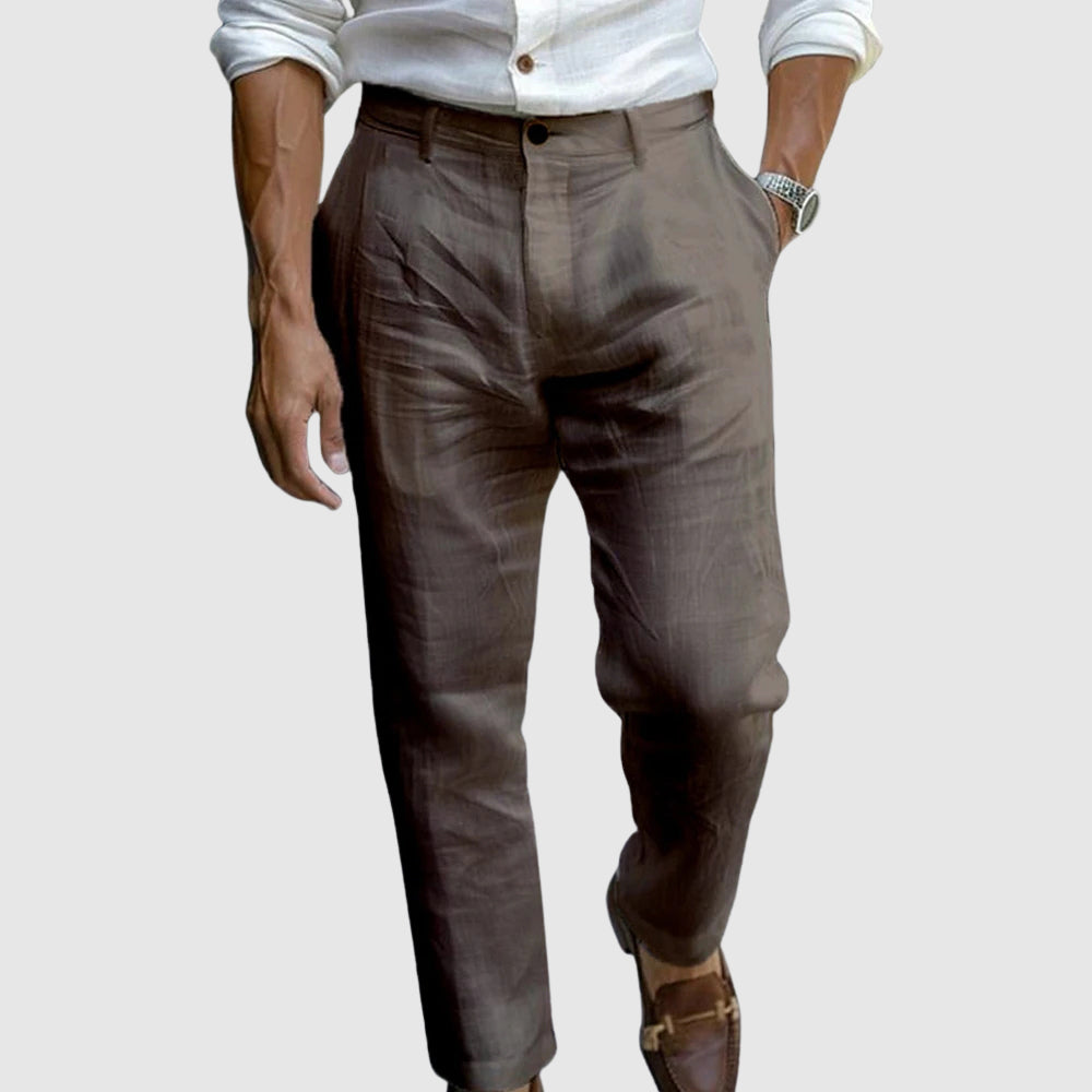 Michel™ | Pantalon Lin Classique