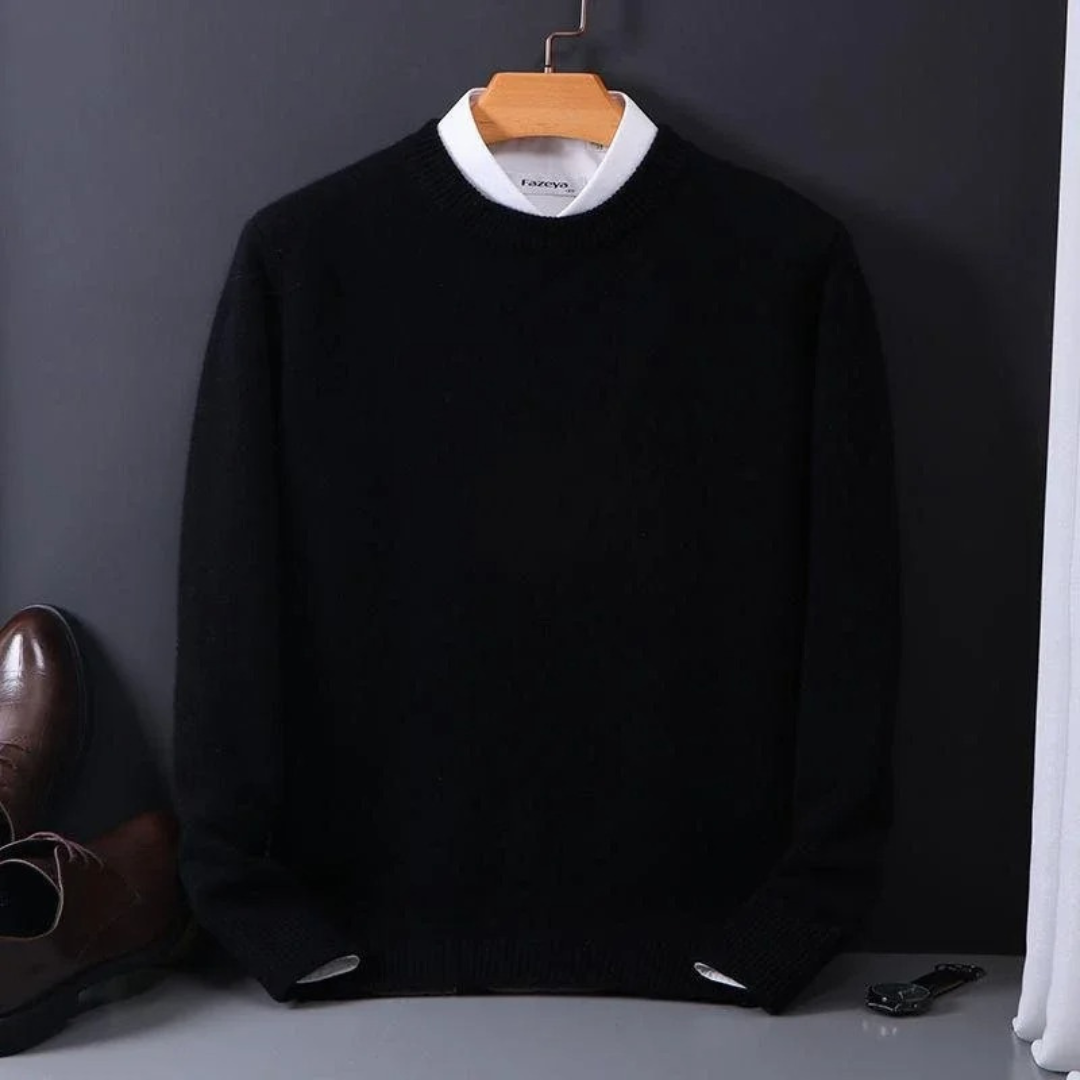 Lucien™ | Pull col rond en cachemire