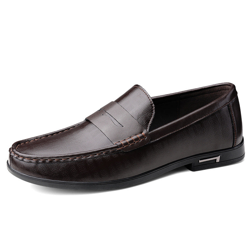 Bernard™ | Mocassin en cuir véritable, finition haut de gamme
