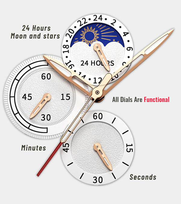 Lucien™ | Montre Quartz de Luxe en Cuir