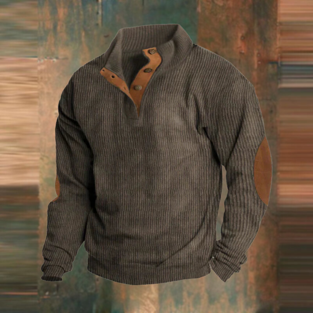 Albert™ | Sweat-shirt décontracté à col montant et manches longues