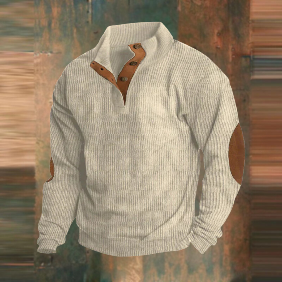 Albert™ | Sweat-shirt décontracté à col montant et manches longues