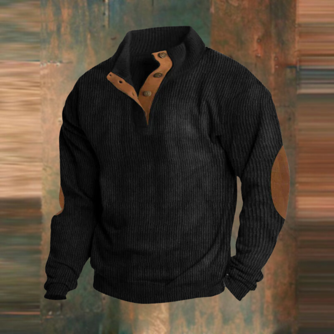 Albert™ | Sweat-shirt décontracté à col montant et manches longues
