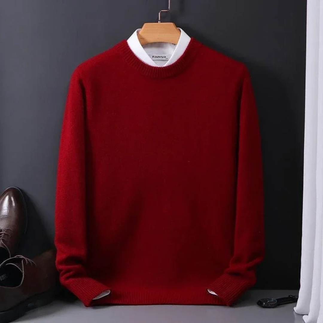 Lucien™ | Pull col rond en cachemire