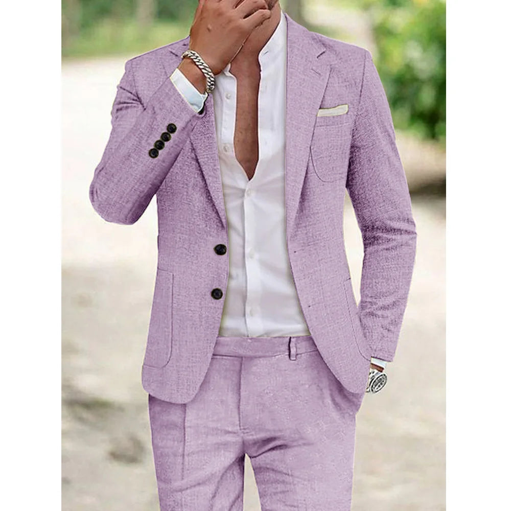 Claud™ | Costume Homme en Lin de Luxe