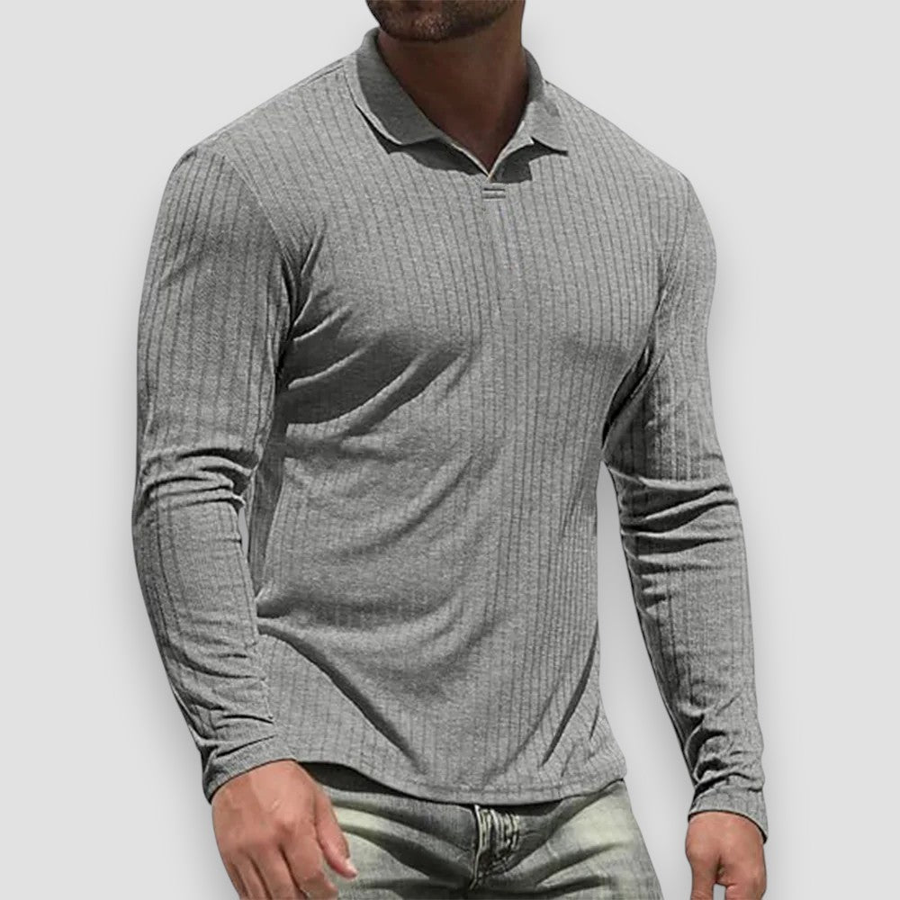 Célestin™ | Polo Confortable à Manches Longues