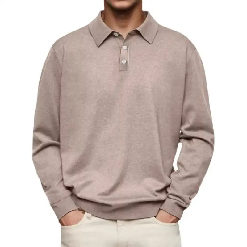 Chez Monsieur™ | Polo Décontracté à Manches Longues