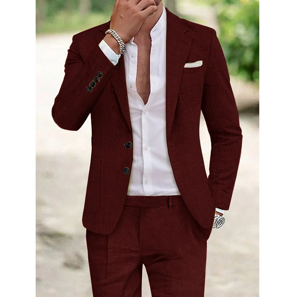 Claud™ | Costume Homme en Lin de Luxe