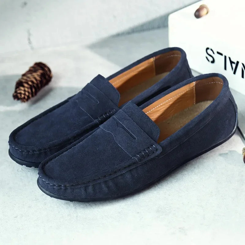 Lefebvre™ | Mocassins Souples en Daim