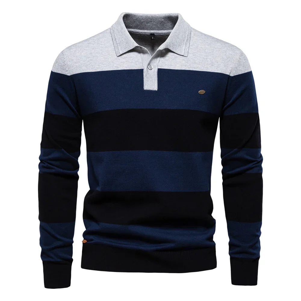 Theo™ | Pull à Rayures Fines