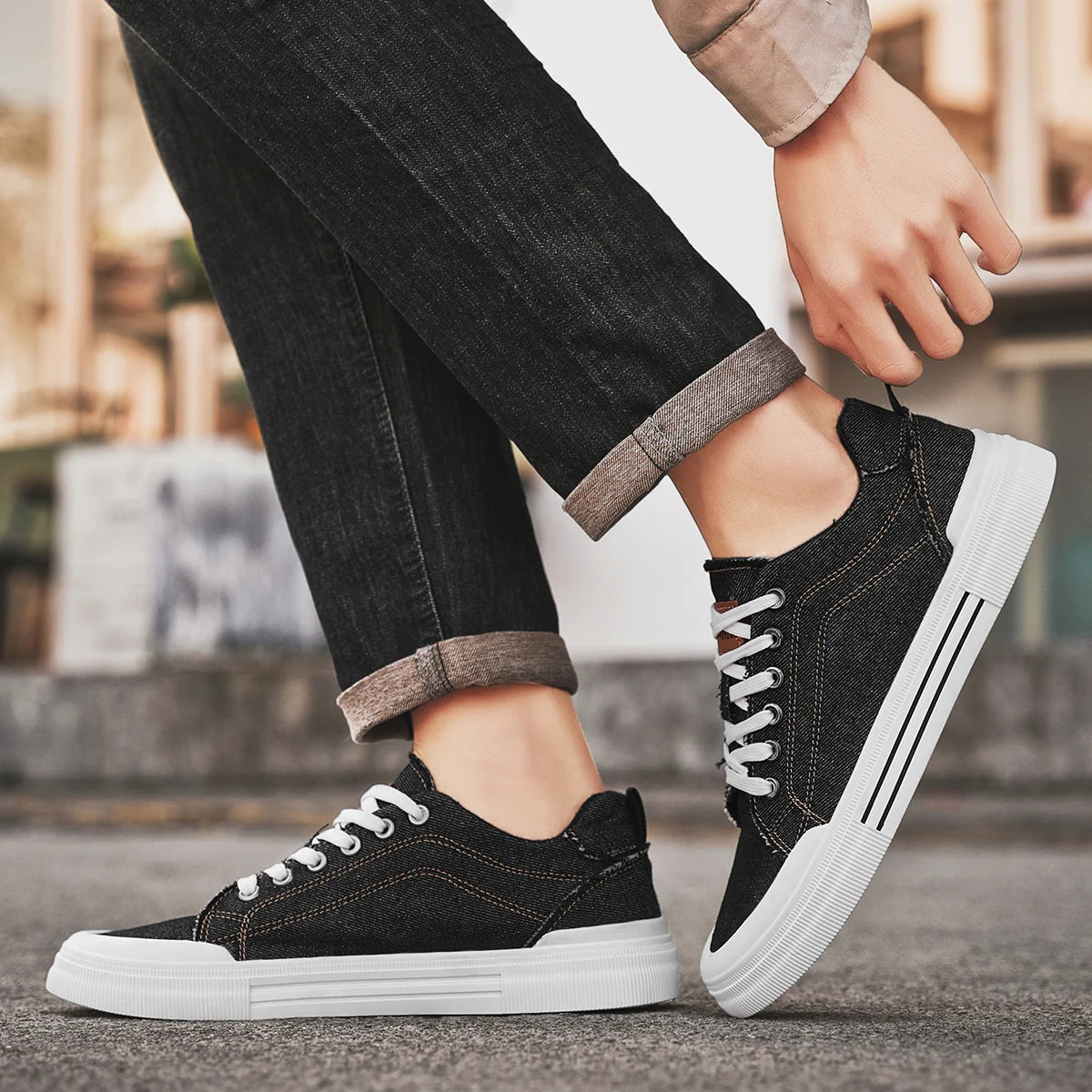 Chez Monsieur™ | Baskets en Denim
