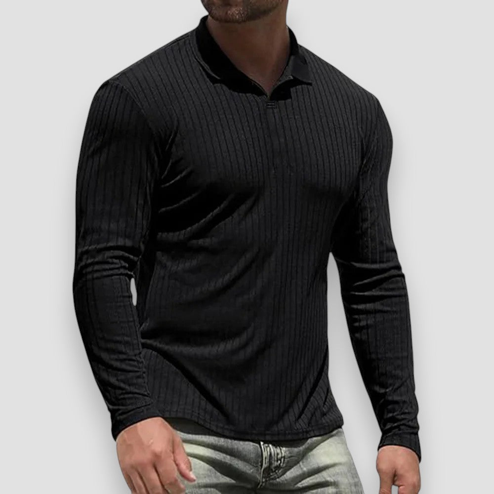 Célestin™ | Polo Confortable à Manches Longues