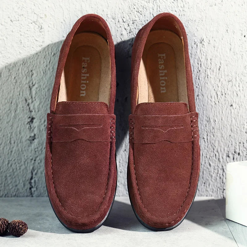 Lefebvre™ | Mocassins Souples en Daim