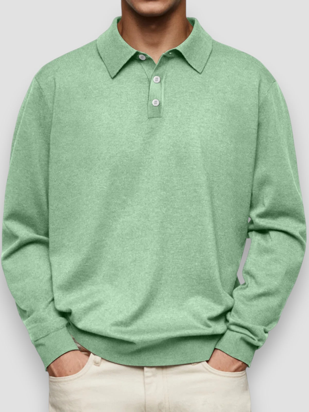 Robert™ | Polo Décontracté à Manches Longues