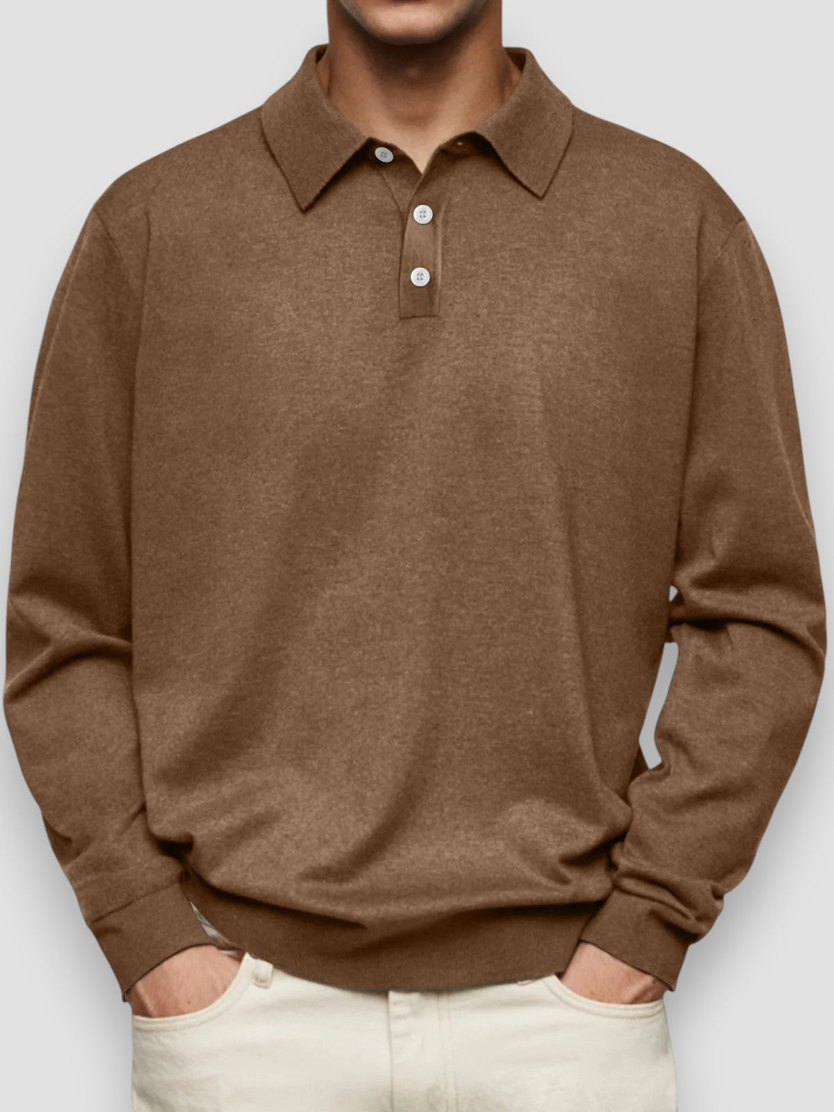 Robert™ | Polo Décontracté à Manches Longues