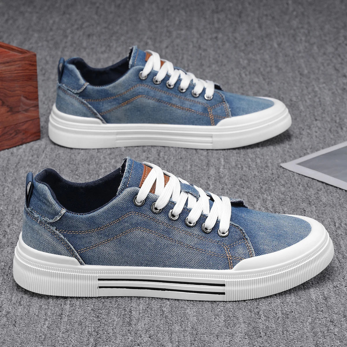 Chez Monsieur™ | Baskets en Denim
