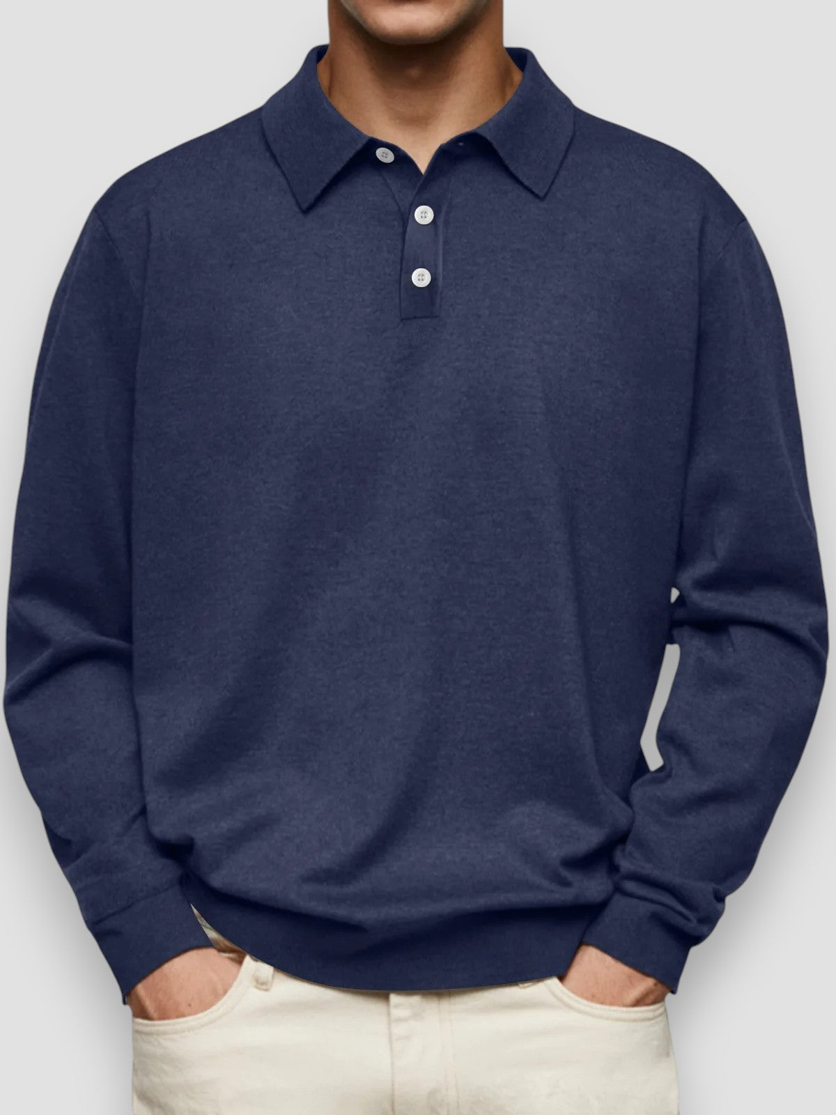 Robert™ | Polo Décontracté à Manches Longues