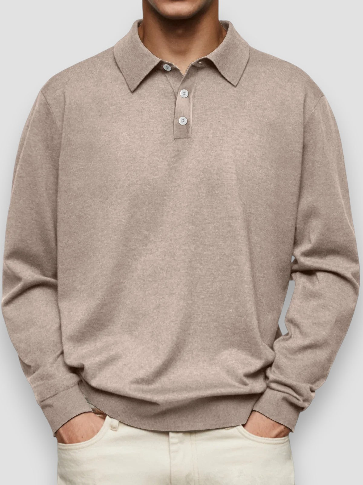 Robert™ | Polo Décontracté à Manches Longues