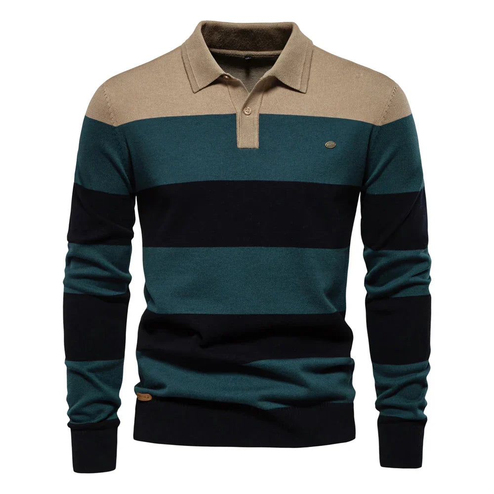 Theo™ | Pull à Rayures Fines