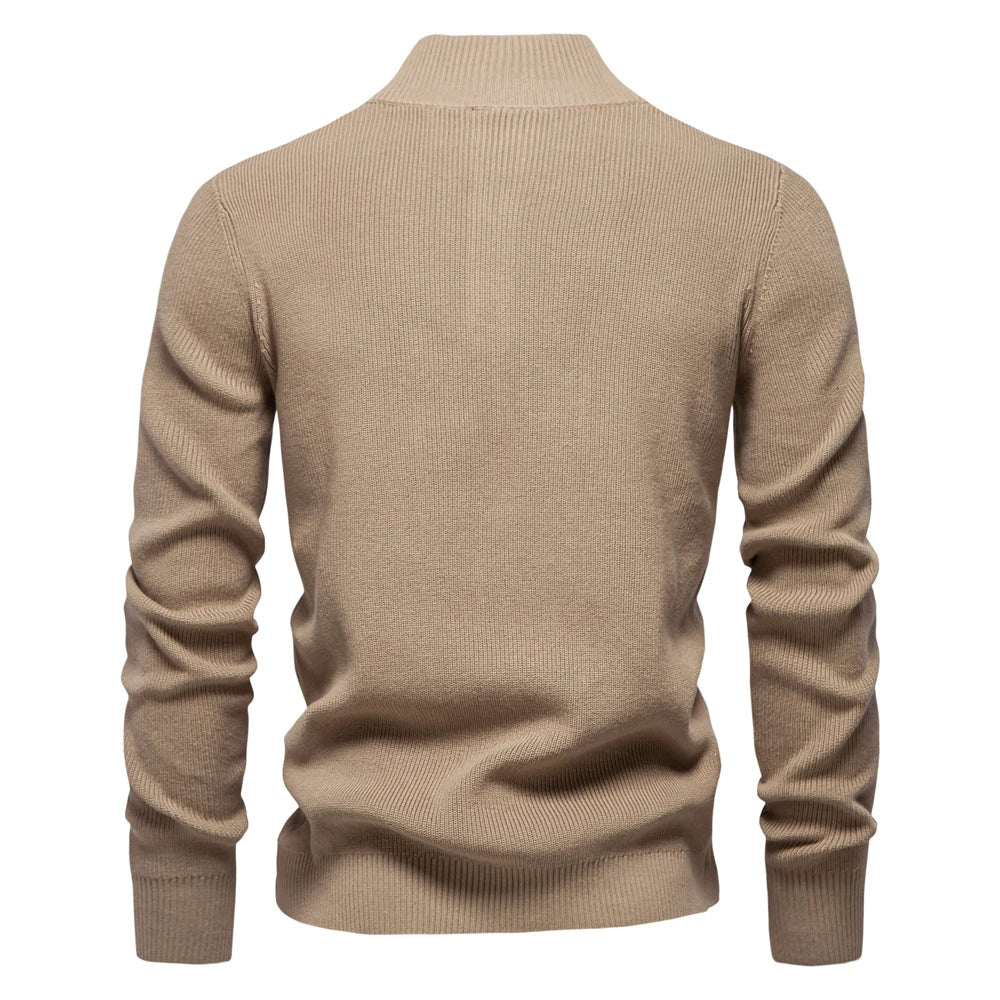Damien™ | Pull Col Haut Élégant