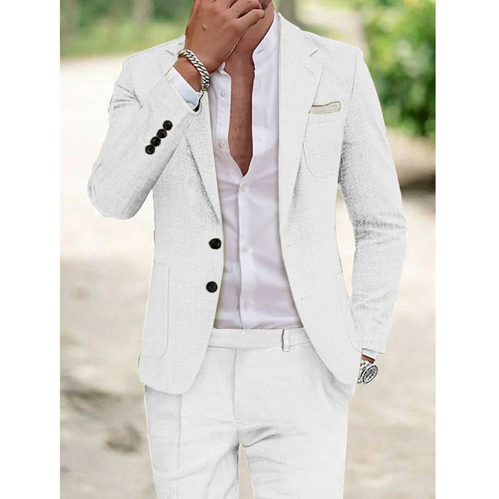 Claud™ | Costume Homme en Lin de Luxe