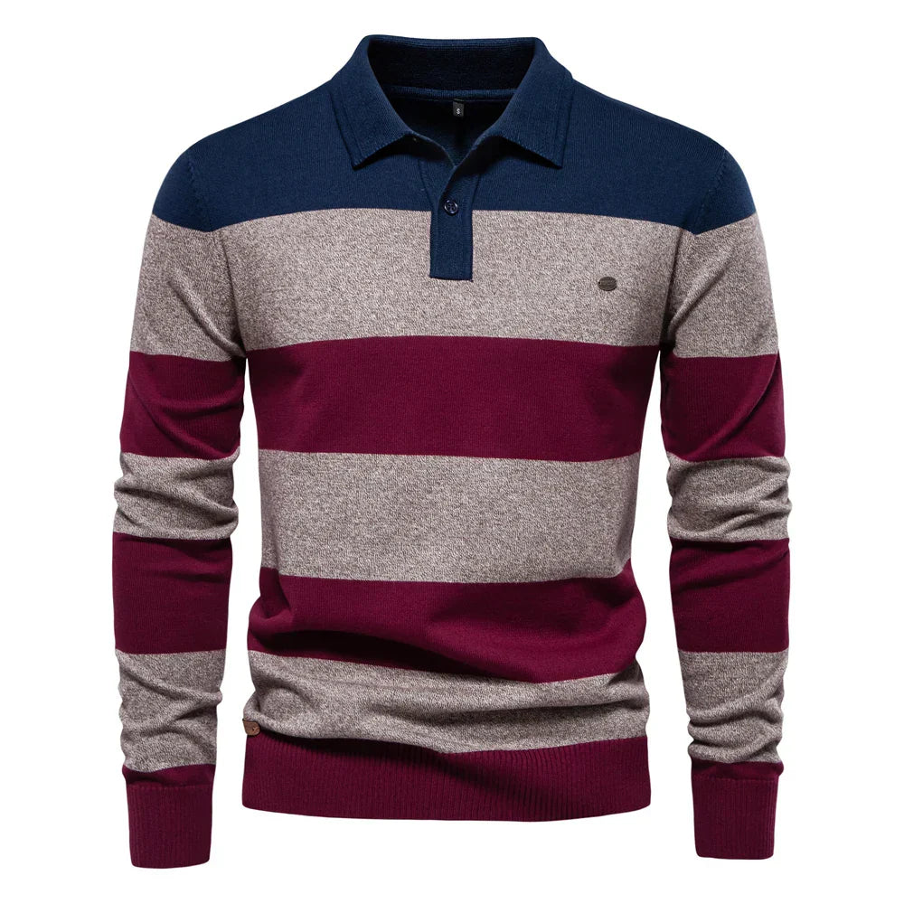Theo™ | Pull à Rayures Fines