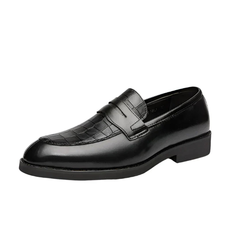 Delcourt™ | Mocassins en Cuir effet Crocodile