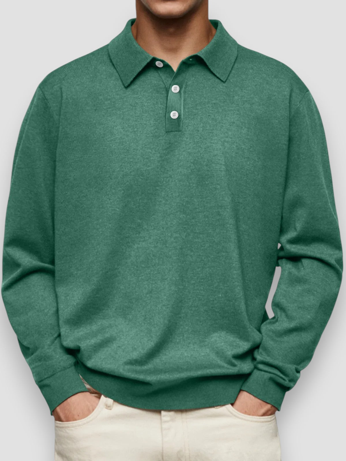Robert™ | Polo Décontracté à Manches Longues