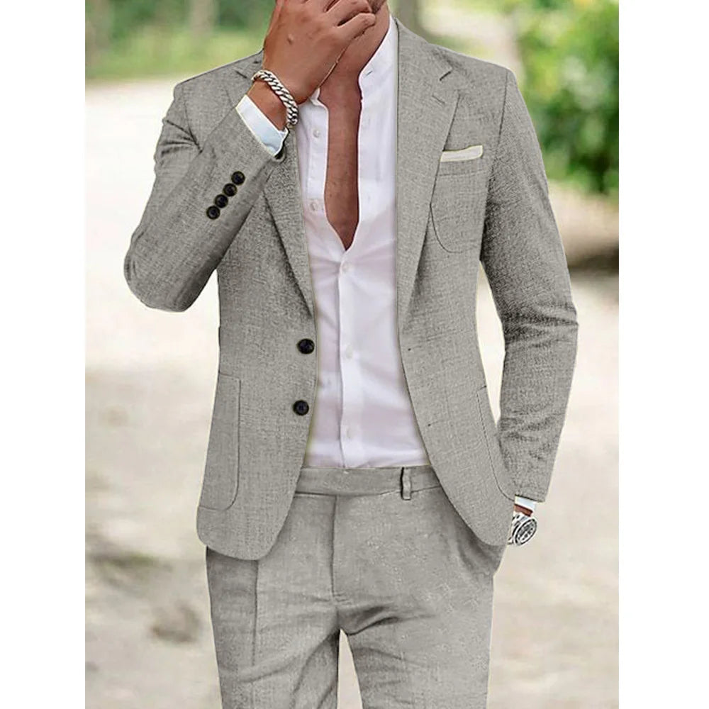 Claud™ | Costume Homme en Lin de Luxe