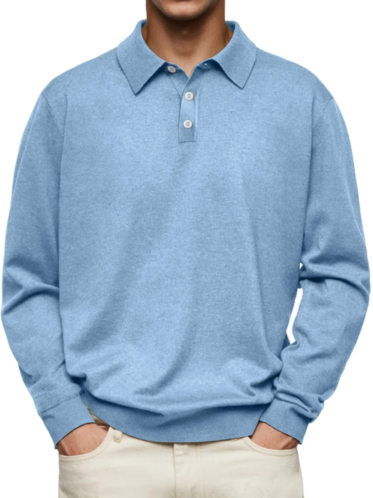 Chez Monsieur™ | Polo Décontracté à Manches Longues