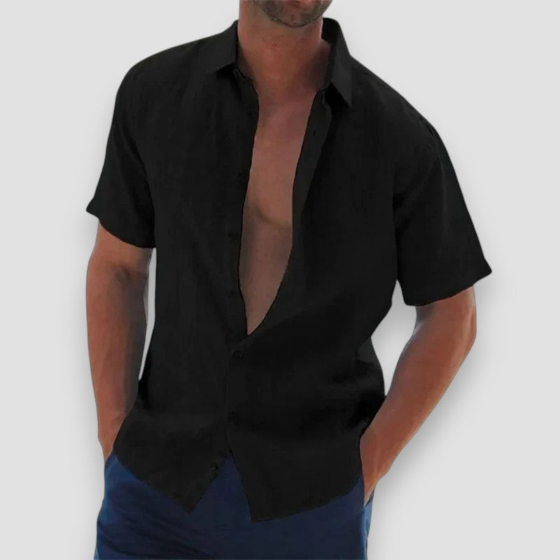 Rennes™ | Chemise décontractée en coton et lin