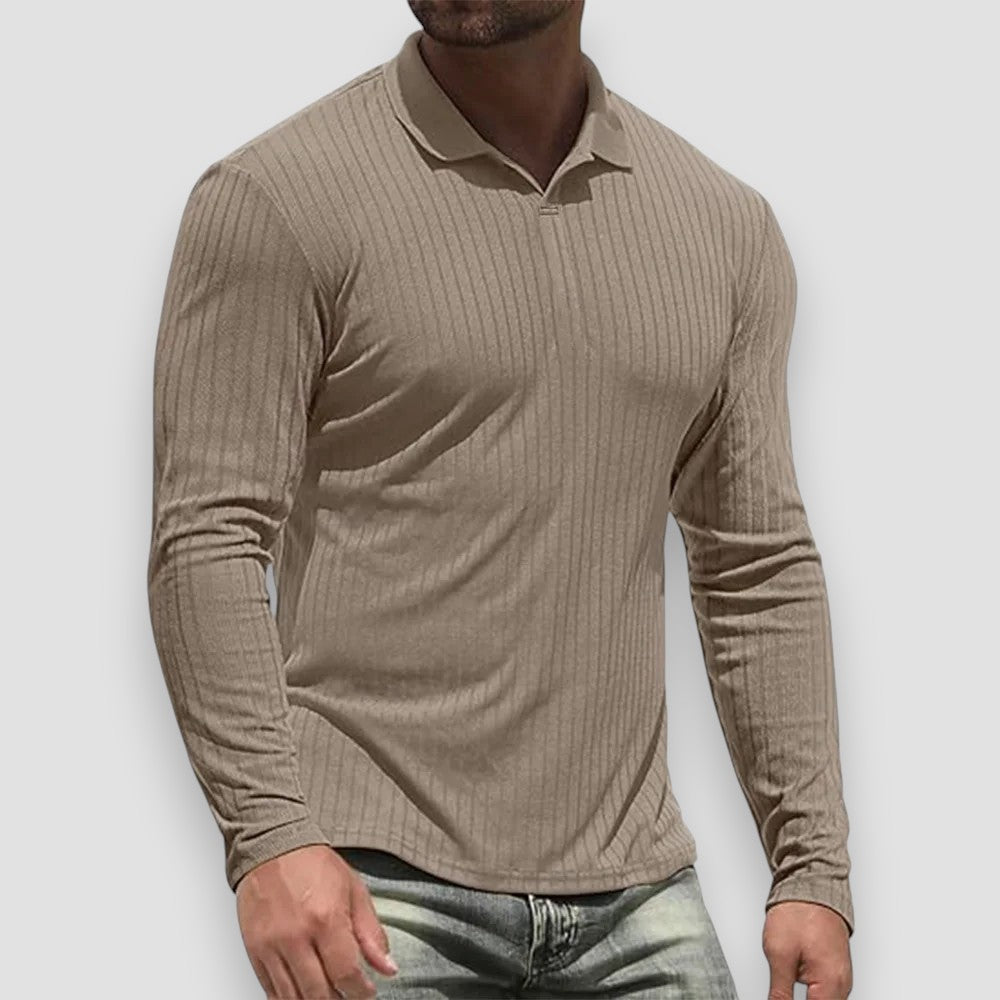 Célestin™ | Polo Confortable à Manches Longues