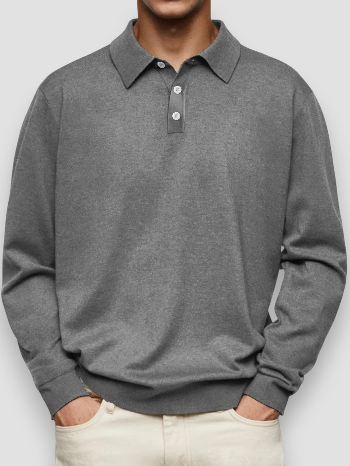 Robert™ | Polo Décontracté à Manches Longues