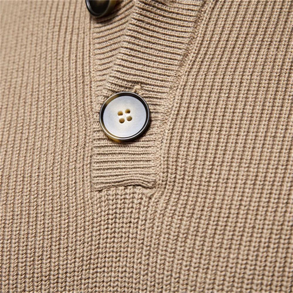 Damien™ | Pull Col Haut Élégant