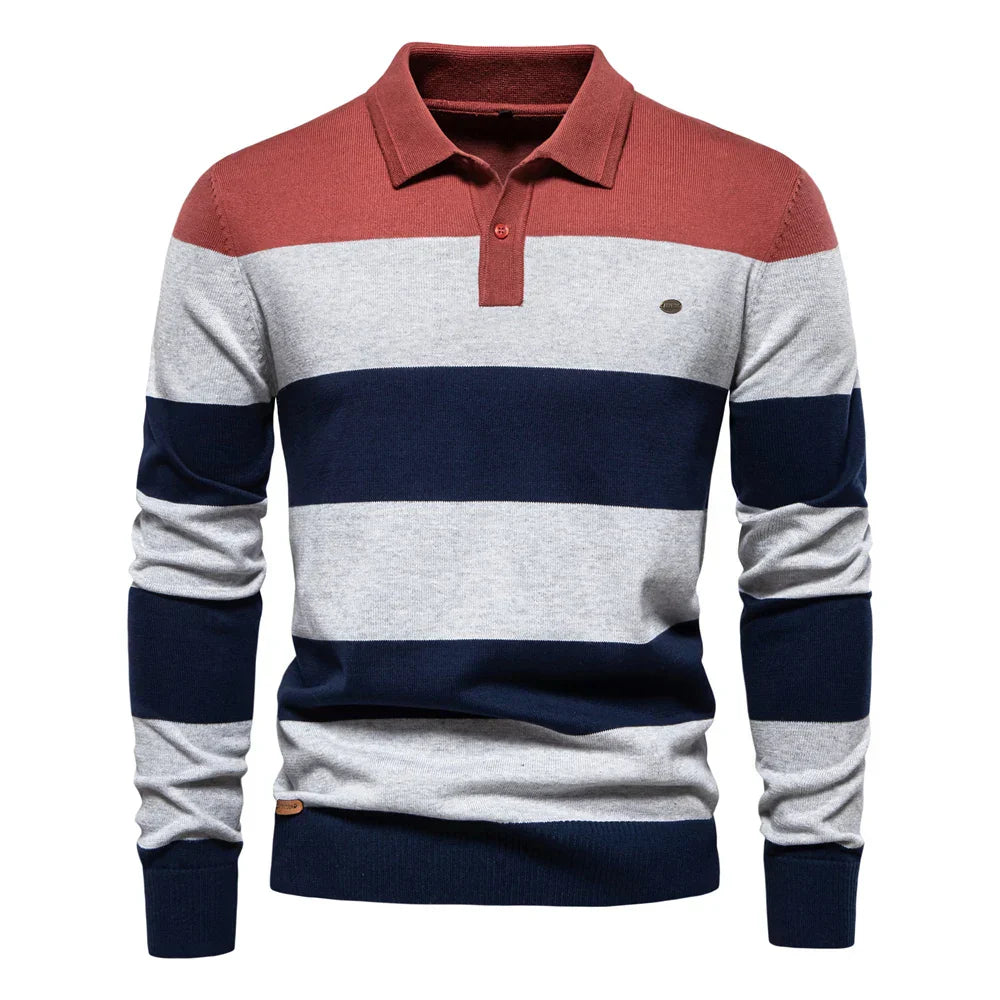 Theo™ | Pull à Rayures Fines
