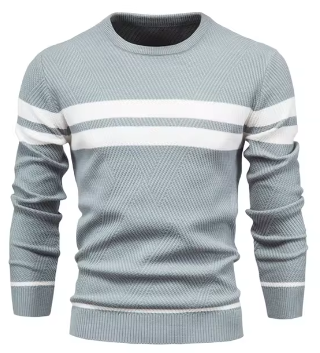 Sébastien™ | Pull Bicolore Contrasté