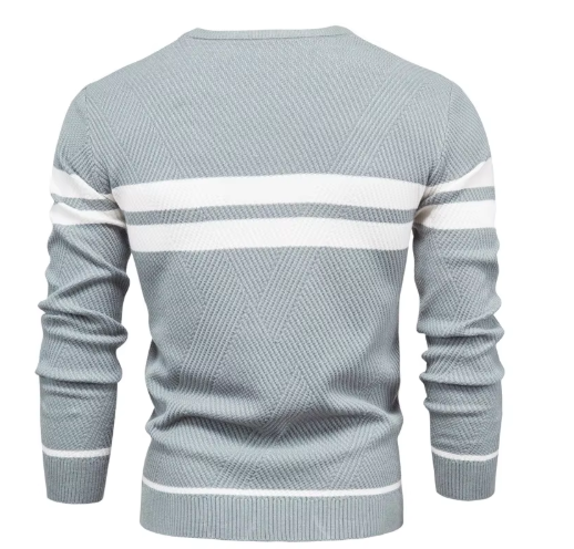 Sébastien™ | Pull Bicolore Contrasté