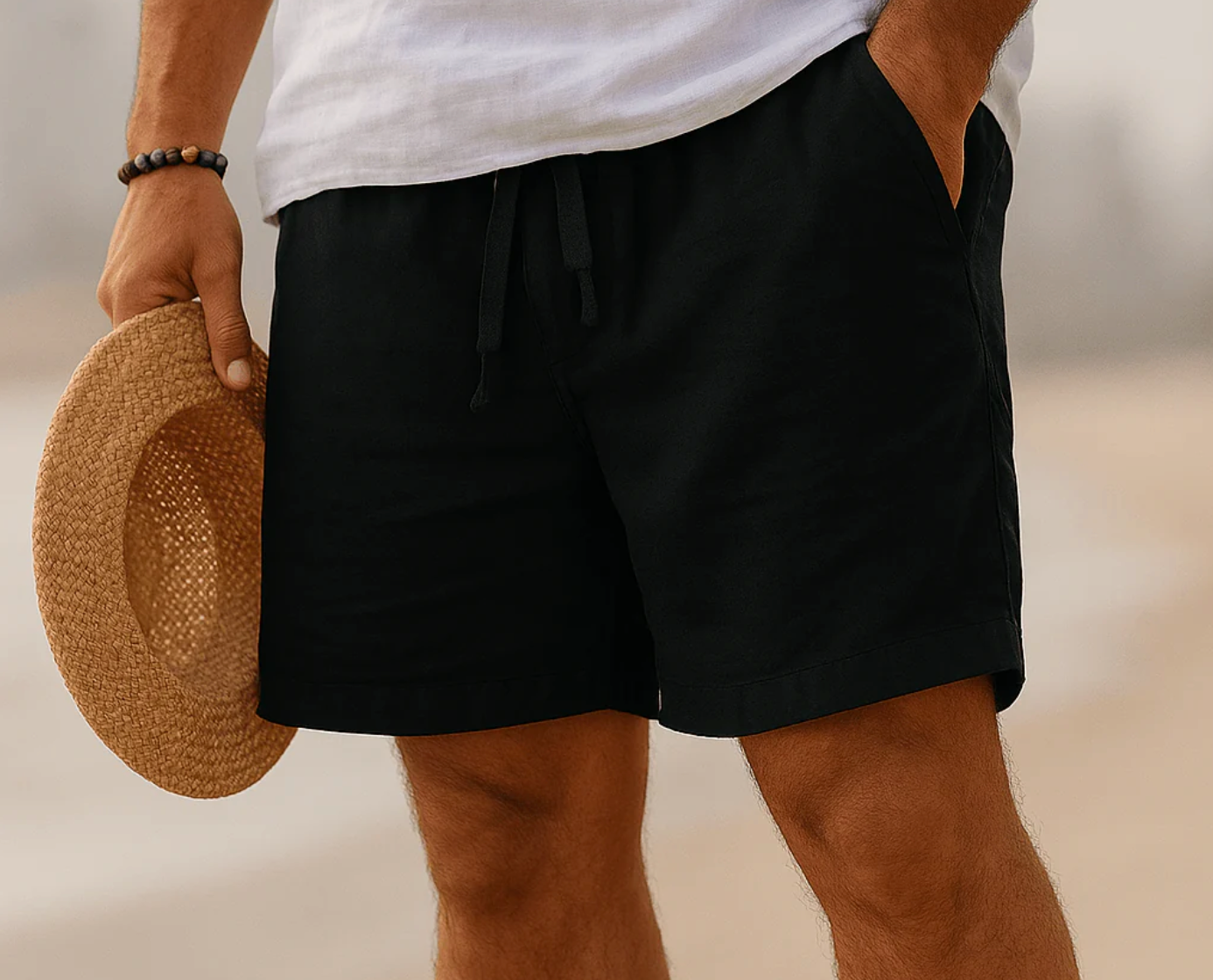 Pascal™ | Short en lin élégant