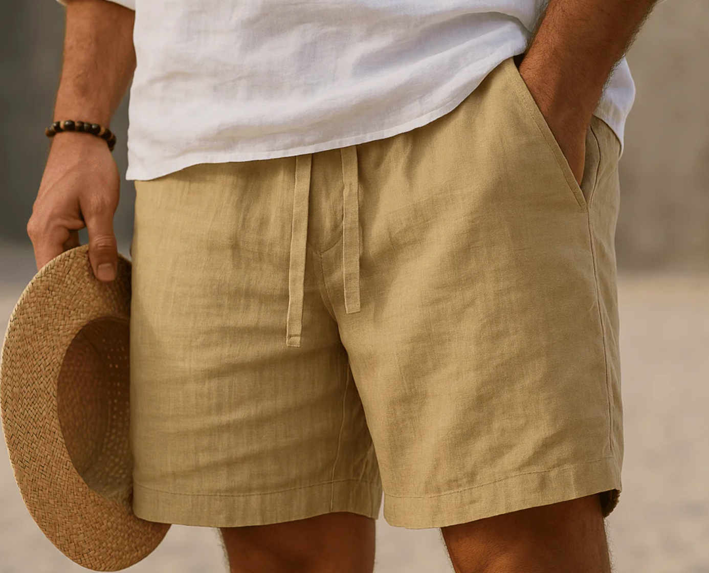 Pascal™ | Short en lin élégant