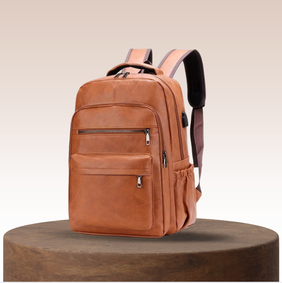 Henri | Sac à dos en cuir haut de gamme