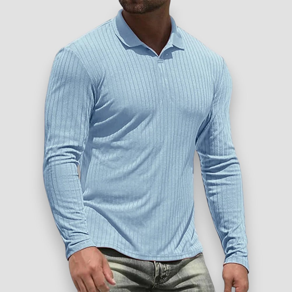 Célestin™ | Polo Confortable à Manches Longues