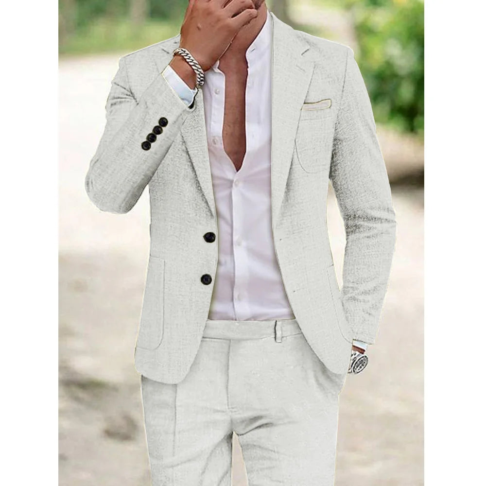 Claud™ | Costume Homme en Lin de Luxe