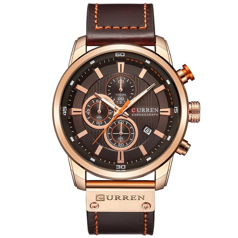 Antoine™ | Montre Quartz Cuir