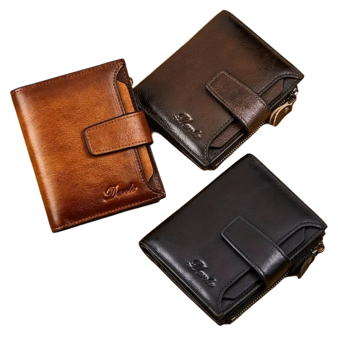 Grégoire | Portefeuille en cuir vintage avec RFID